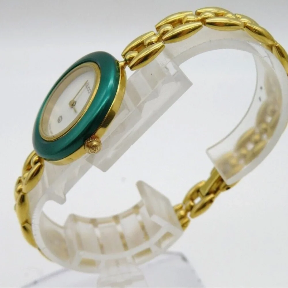 Gucci 14k Gold Plated Statement Watch